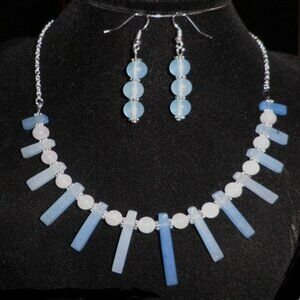 Blue Quartz Fan Set